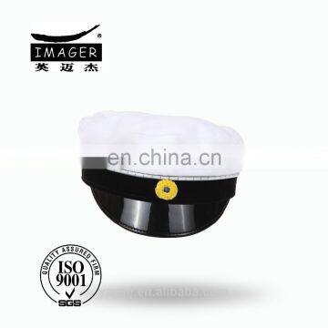 Delicated Customized Air Defence Forces Marshal Headwear with Gold Strap and Embroidery for Students