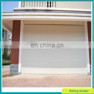 wihte vertical motorized roller shutter door for garage