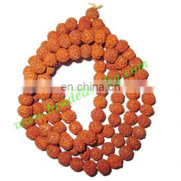 Rudraksha Beads String (mala) 5 Mukhi (five Face), Size: 7.5mm
