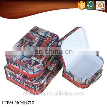 Cheap Old Fashioned Style Suitcases With London Pattern photo-6