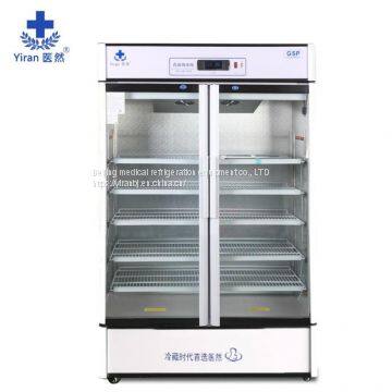 Manufacturers Selling Medical Ran 680 l Drug Cool Tank Medicinal Two-door Refrigerator Medical Drug GSP Authentication