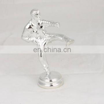 Silver Cheap Karate Trophy Figures Plastic Trophies