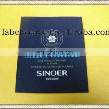 brand name men's collection garment label