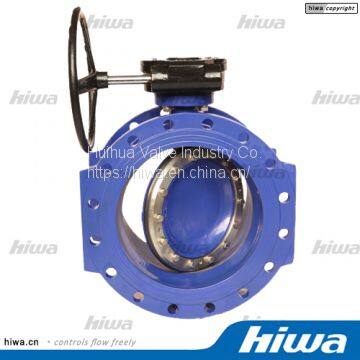 B60 double or triple eccentric double flanged butterfly valve