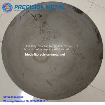 Carbon steel hemispherical head