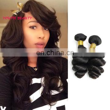 Youth Beauty Hair 2017 top quality 9A indian virgin human hair weaving in romance curl raw unprocessed hair