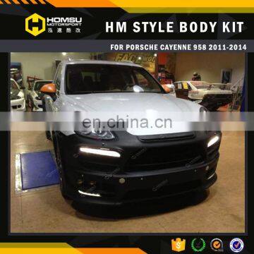high quality 2011-2014 958 Cayenne Car Change HM Style Wide Body Kit With FRP Material bodykit For Porsch-e