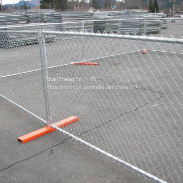 Temporary fence-chain link fence style