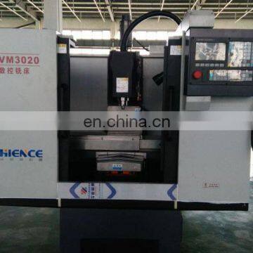 Chinese small high precision cnc cutting milling machine VMC3020