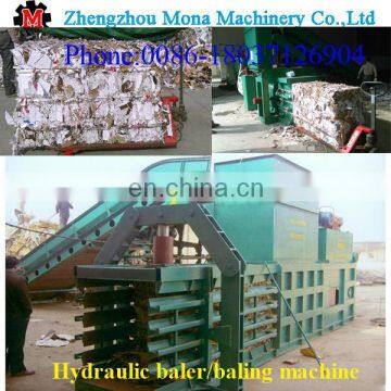 wholesale  semi-automatic cardboard baling press machine china