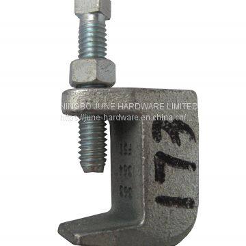 Galvanized iron beam clamp