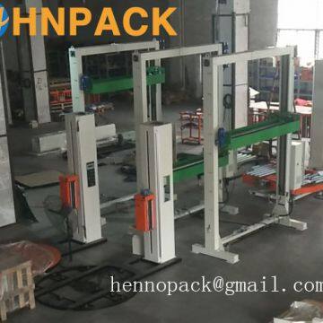 Hennopack Fully Automatic Pass Type Pallet Top Foil Sheet Dispenser Machine photo-2