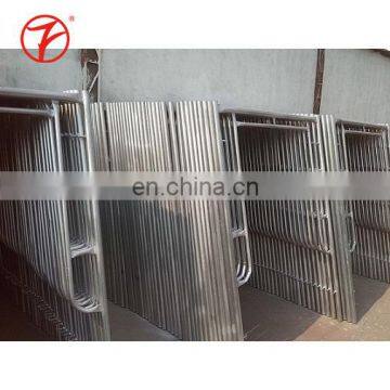 set of shoring system pre galvanized frame scaffolding