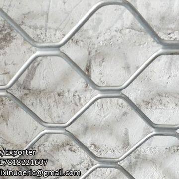 Aluminium amplimesh double diamond grille for door