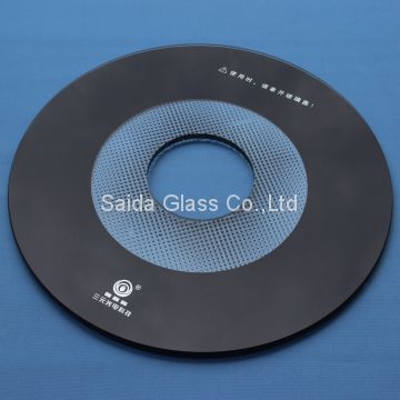 Customised Float Glass Top Cover Glass in Round Shape for Smart Cooker