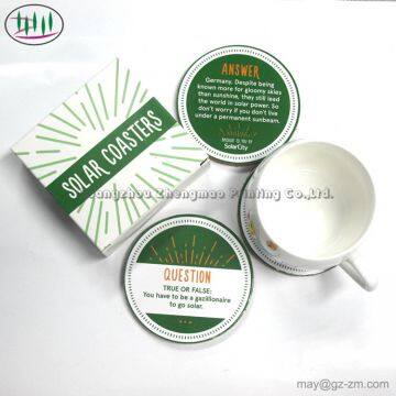 Restaurant Recycle Available Paper Coaster