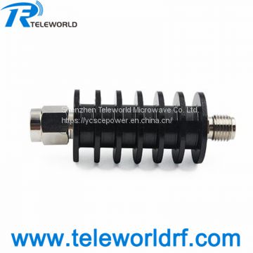 10W SMA fixed Attenuator 3Ghz 4Ghz 6Ghz 8Ghz 18Ghz 26.5GHz 3dB 6dB 10dB 20dB 30dB