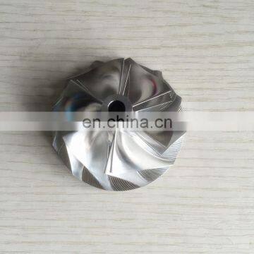 TA31 46.41/60.25mm 6+6 blades 409096-0013 billet/milling/aluminum 2618 compressor wheel for 444836-0001/452064-0001/465103-0002