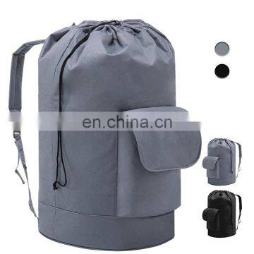 Wholesale laundry bags dirty laundry bag foldable laundry bag with straps