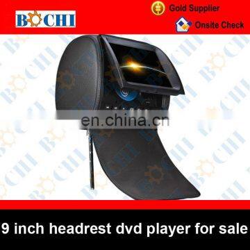 Hot sale brand new touch screen 9 inch headrest dvd player