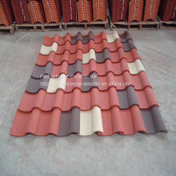 Europe Design Long S shape Span Roof Clay Tiles Span Roofing Price