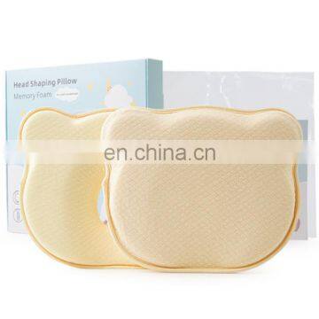 High Quality Baby Newborn Infant Pillow Memory Foam Positioner Prevent Flat Head Anti Roll Baby Memory Foam Pillow photo-5