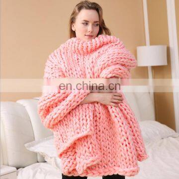 Thick Acrylic Blanket Baby Blankets Soft Acrylic Yarn Super Chunky Giant Yarn 150*180 cm