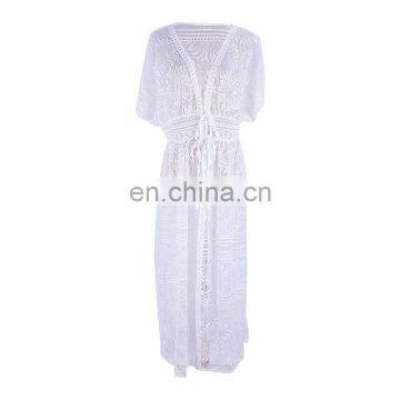 Lace Cover up Sarong Long Beach Cover up Robe de Plage Vestidos de Playa Kaftan Pareo Beach Bathing Suit Cover Ups Beach Dress photo-6