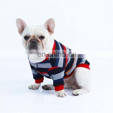Wholesale Casual Cotton Stripe Pet Dog British Style Clothes Winter Cold photo-2