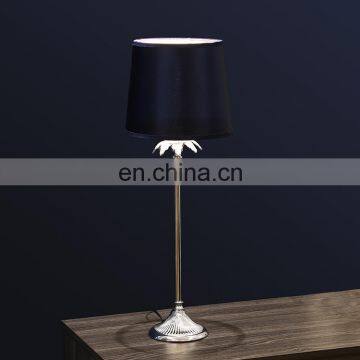 Wholesale Gold Steel Metal Base Red Shade Home Decor Bedside Table Lamp for Hotel photo-6