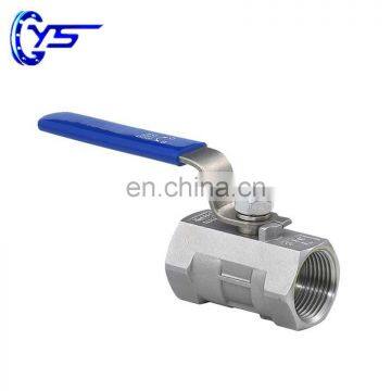 Stainless Steel Q11F 1pc Female Male Ball Valve with Floating Ball