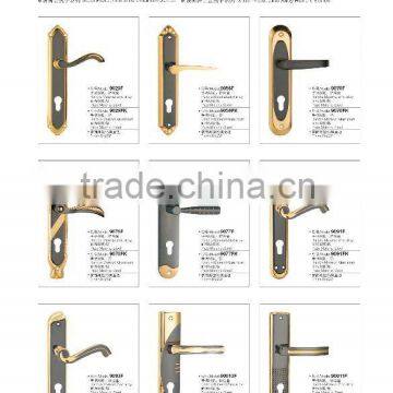 steel plate, aluminium door handles