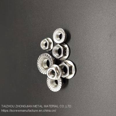 Stainless Steel Flange Nut M10
