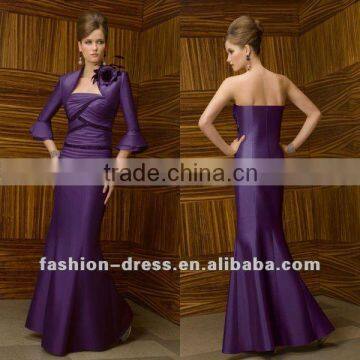 2012 Noble Purple Evening Gown With Jacket