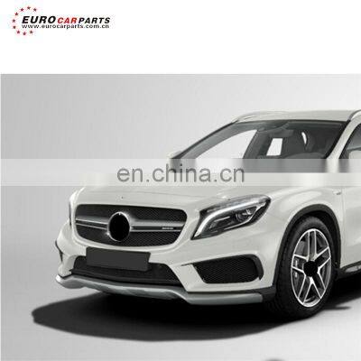 body kit GLA-class w156  GLA45 style 2015-2021 year body parts fit fir w156 pp material a style body set front bumper side skirt
