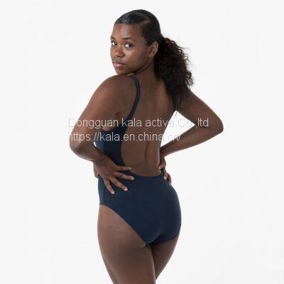 Custom Bodysuit Clothes Tank Scoop Back Bodysuit Dancewear Fitness Legging Unitards photo-3