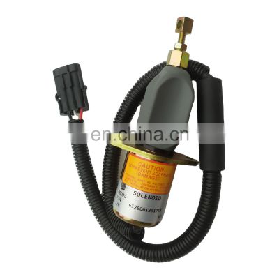 612600180175A 6BT Excavator electric parts Shut Off solenoid valve stop solenoid valve