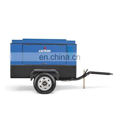 Liutech LUY100-10 Towable Mining Air Compressor 375 cfm with Diesel Engine