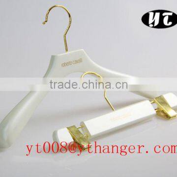 elegant milk white color for underwears clip hanger