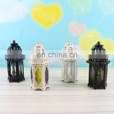 Mini Various Cheap Hotesales Black Colorful Moroccan Lanterns Candle holder for Christmas Home Decoration