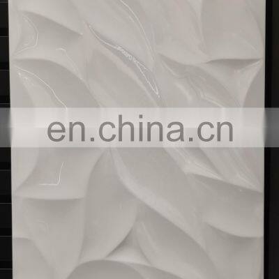300x600mm Bathroom Ceramic Wall Tile White Color Glossy Finished From FOSHAN photo-3