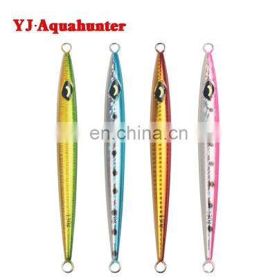 luminous jigging lure fishing lure metal vertical jigging lures