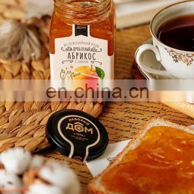Crushed Apricot With Sugar Preserved Berries and Fruits Puree photo-5