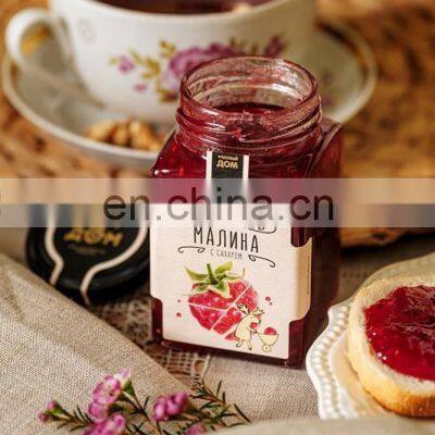 Crushed Raspberries With Sugar Preserved Berries and Fruits Puree photo-5