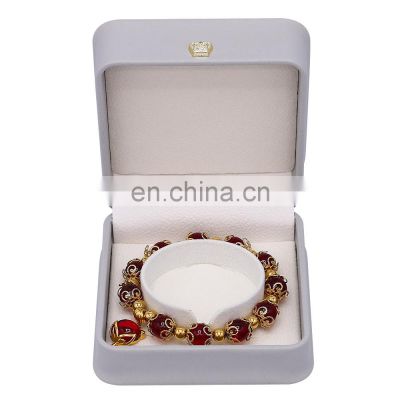 Wholesale High Quality Velvet Inside Pu Leather Jewelry Box Luxury Bangle Box