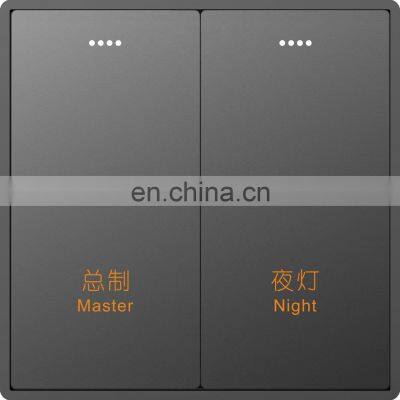 Zigbee 4 Gang Wireless Remote Control Smart Home Automation Wall Zigbee Dimmer Switch photo-3