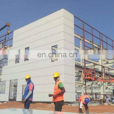 Prefabricated light weight steel structure warehouse