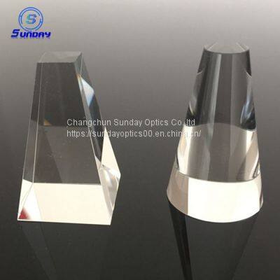 UV Fused Silica Solar Engery Prism Size:0.5mm-300mm  Surface Quality:20-10    Flatness:1/10lambda at 632.80nm