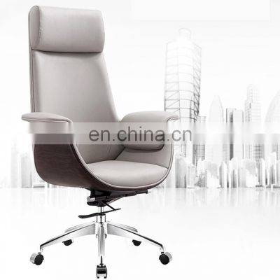 European high quality economical price factory made CEO BOSS personal executive swivel reclining leather office chair