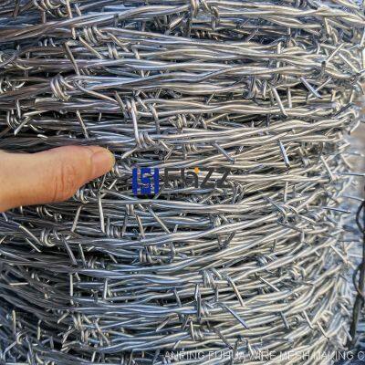 Standard Grade Galvanized Carbon Steel Barbed Wire with Standard Constructions